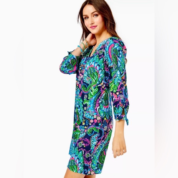 Lilly Pulitzer Cath 3/4 Sleeve Dress - Picture 3 of 11